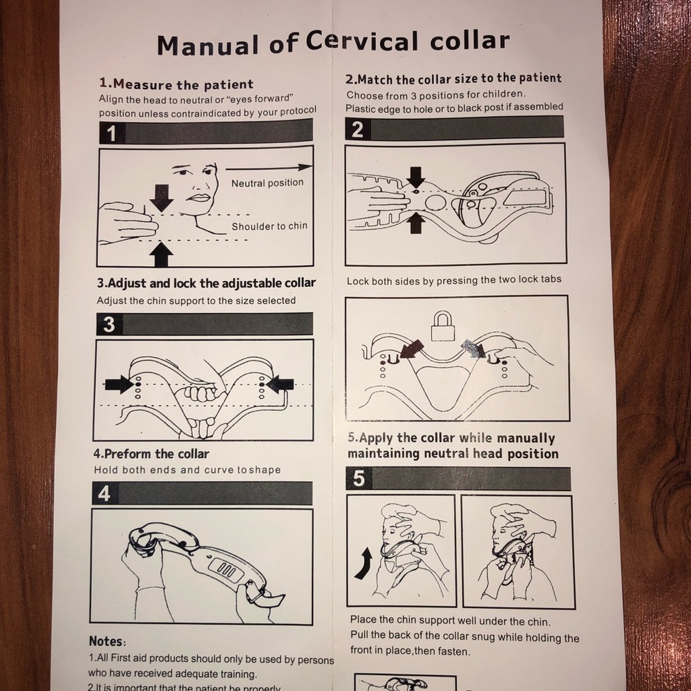 Cervical collar 👤